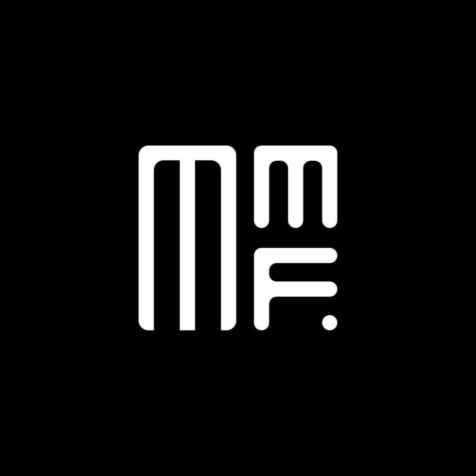 mmf brief logo vector ontwerp, mmf gemakkelijk en modern logo. mmf luxueus alfabet ontwerp