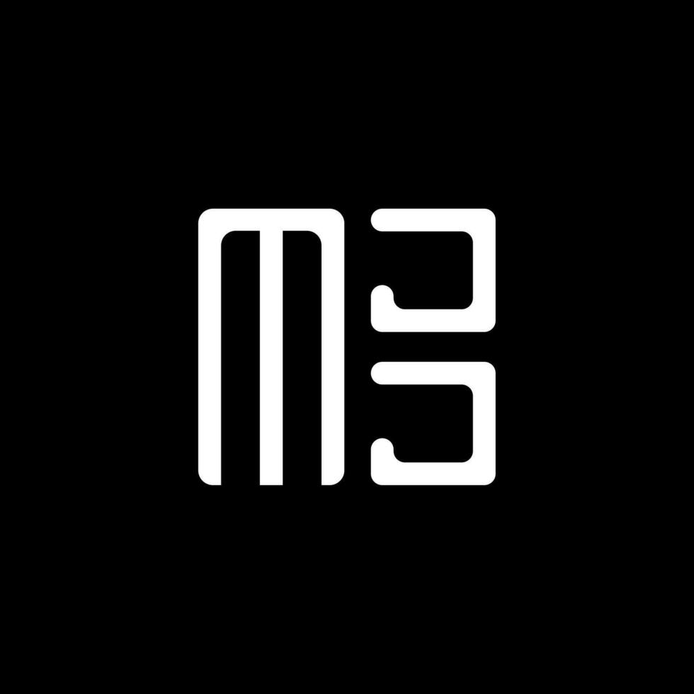 mjj brief logo vector ontwerp, mjj gemakkelijk en modern logo. mjj luxueus alfabet ontwerp