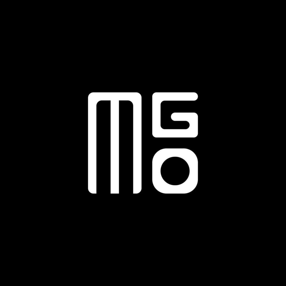 mgo brief logo vector ontwerp, mgo gemakkelijk en modern logo. mgo luxueus alfabet ontwerp