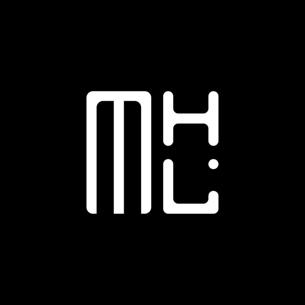 mhl brief logo vector ontwerp, mhl gemakkelijk en modern logo. mhl luxueus alfabet ontwerp