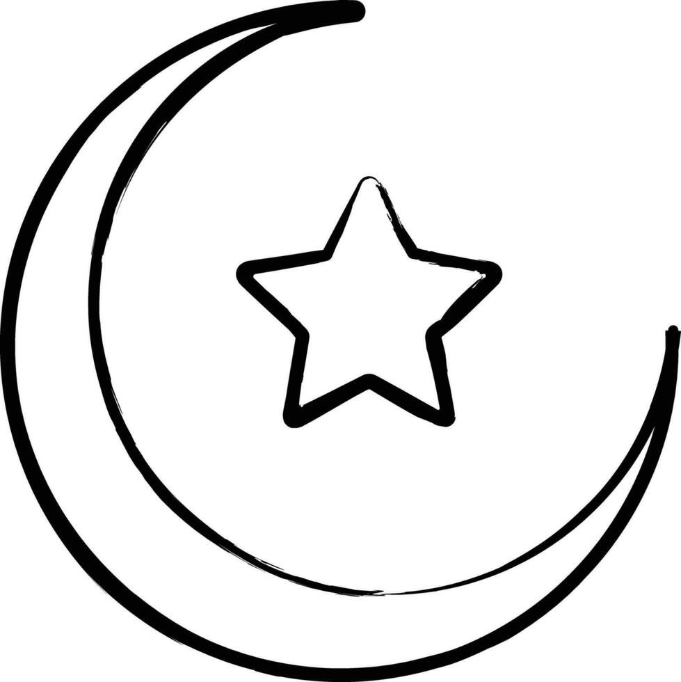 Islamitisch hand- getrokken vector illustratie