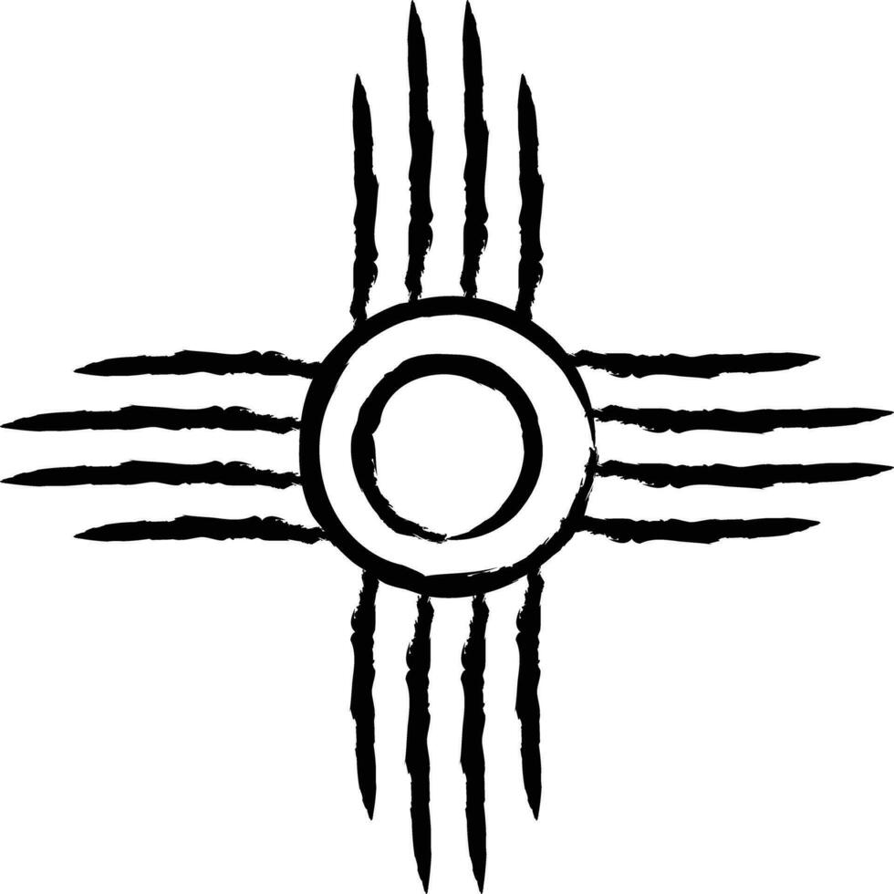 inheems hand- getrokken vector illustratie