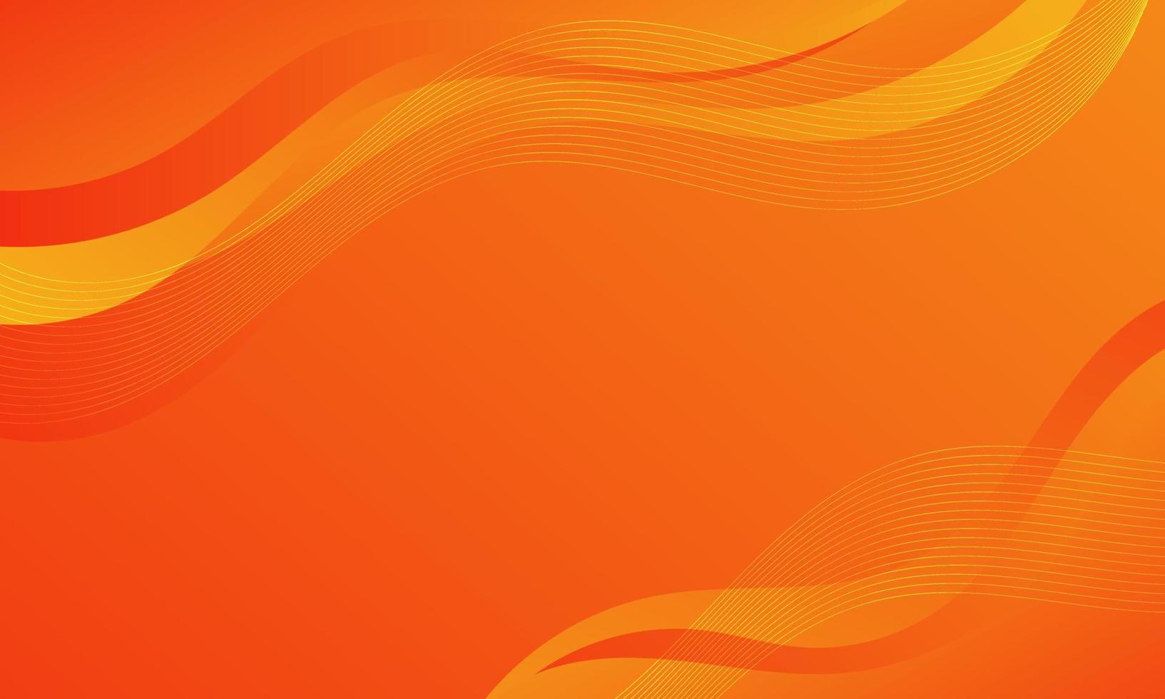 abstracte oranje vloeistofgolfachtergrond vector