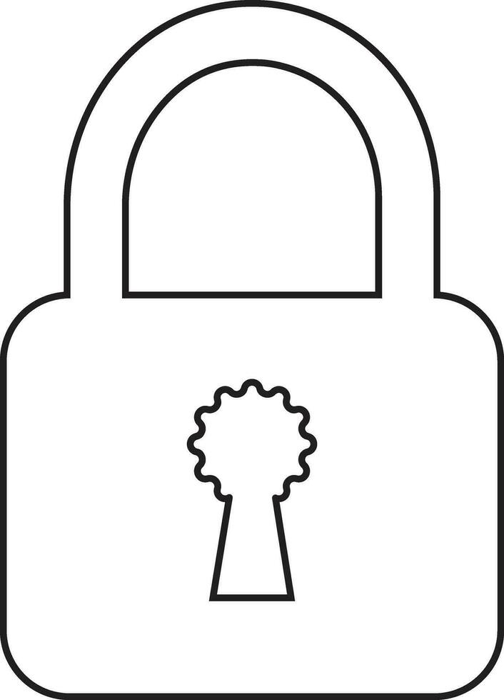 Open slot icoon in neiging achtergrond. gebruik voor veiligheid, privacy of veiligheid systeem teken symbool. ontwerp, vector voor apps en website