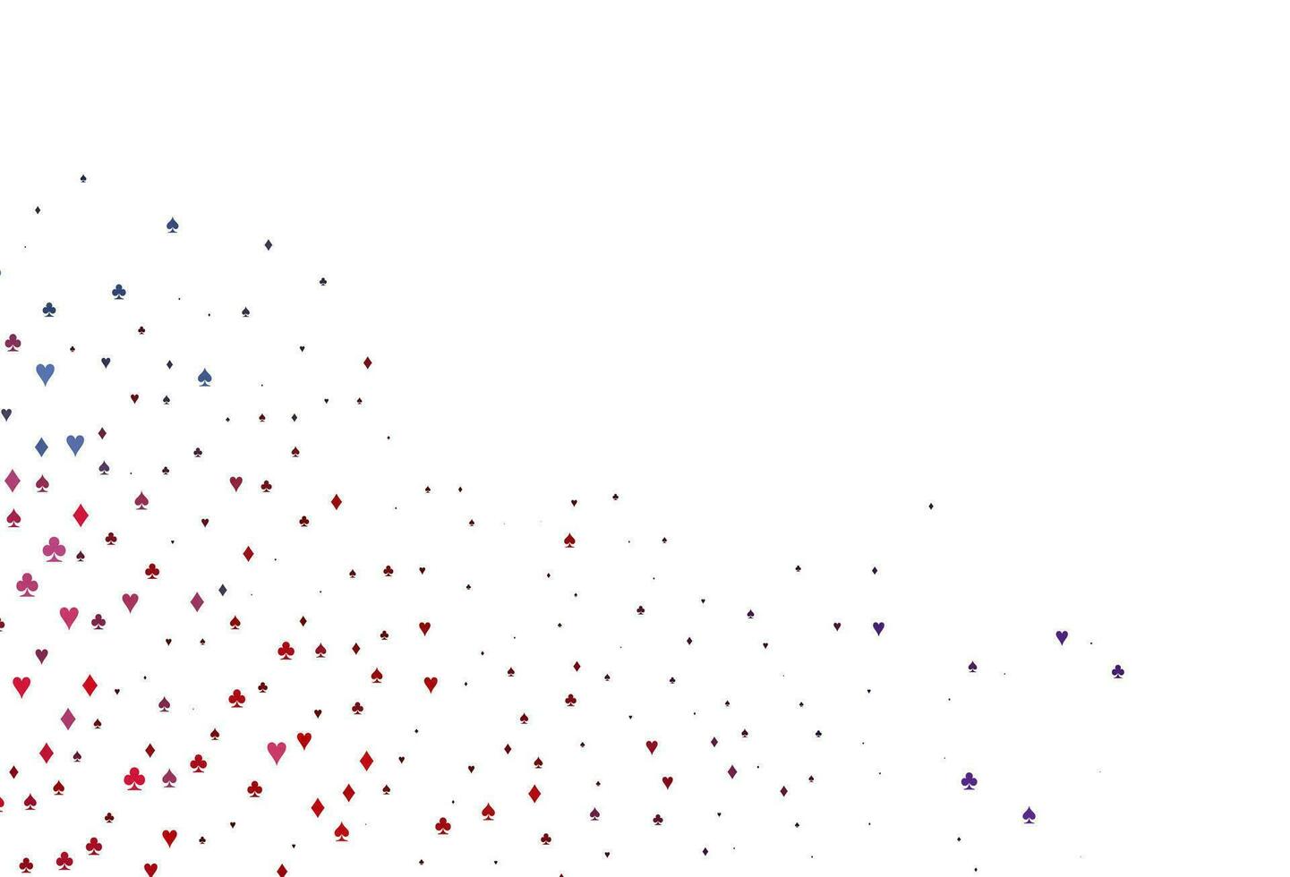 lichtblauwe, rode vectordekking met goksymbolen. vector