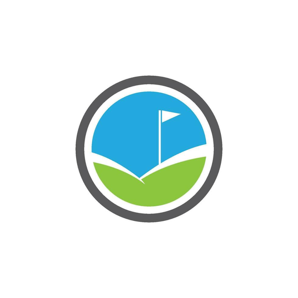 golf logo sjabloon icoon ontwerp vector