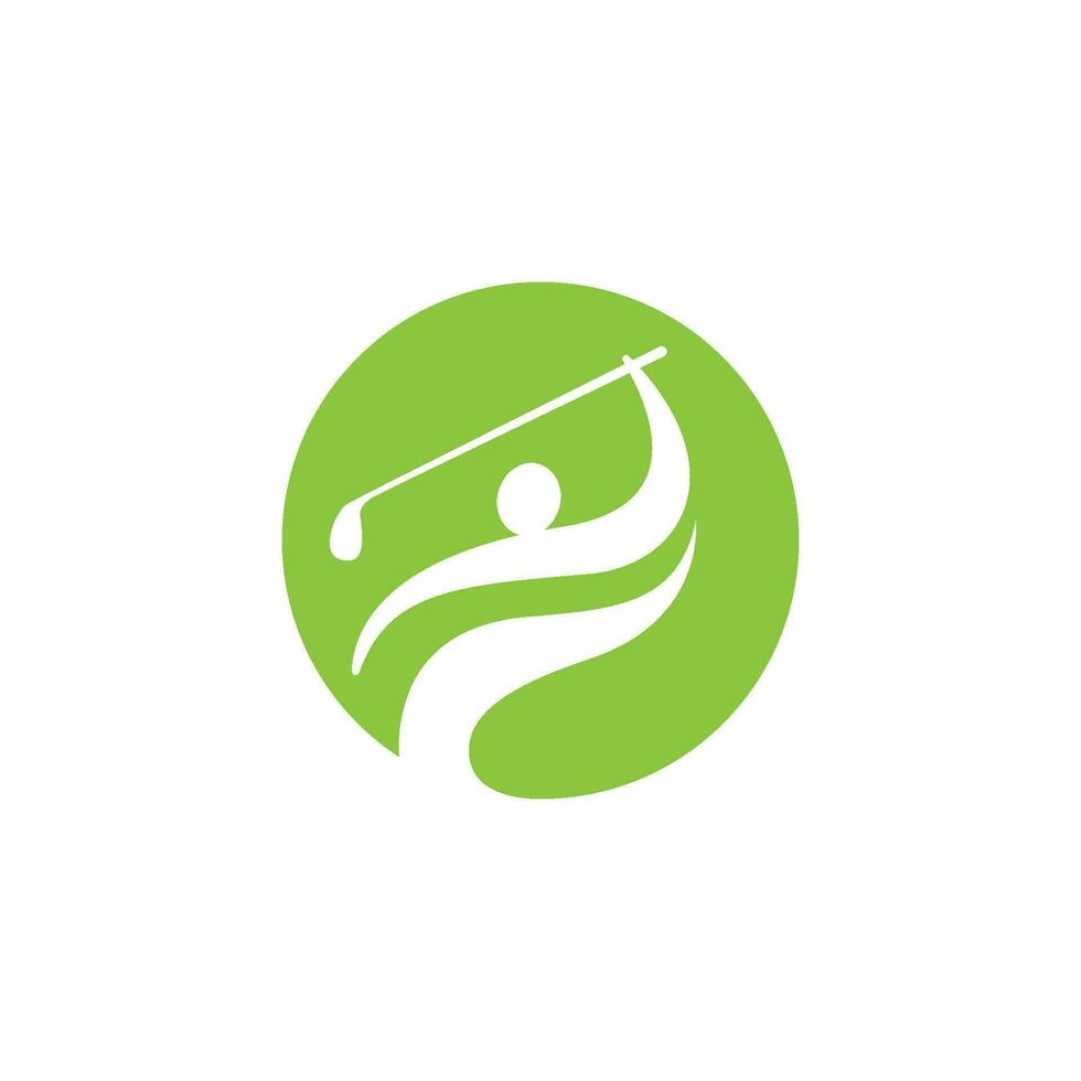 golf logo sjabloon icoon ontwerp vector