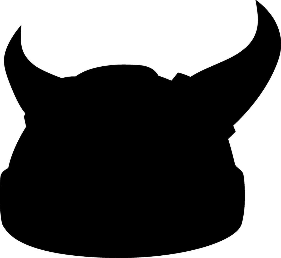 helm silhouet vector Aan wit achtergrond