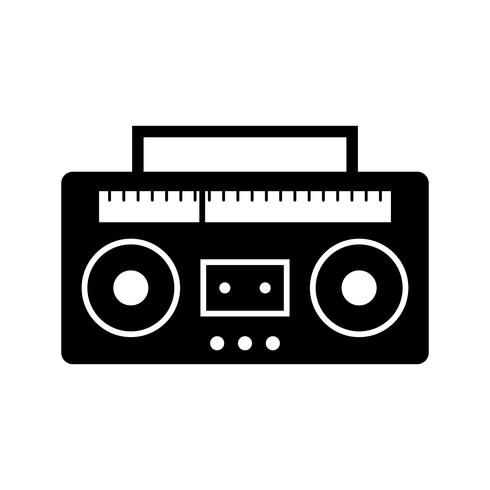 audio-tape vector pictogram