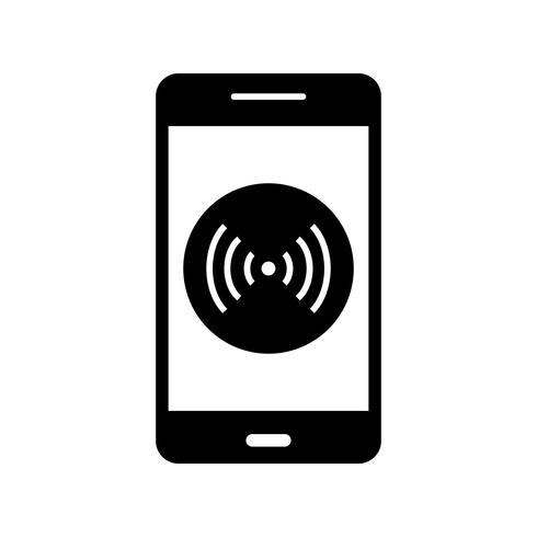 Hotspot mobiele applicatie vector pictogram