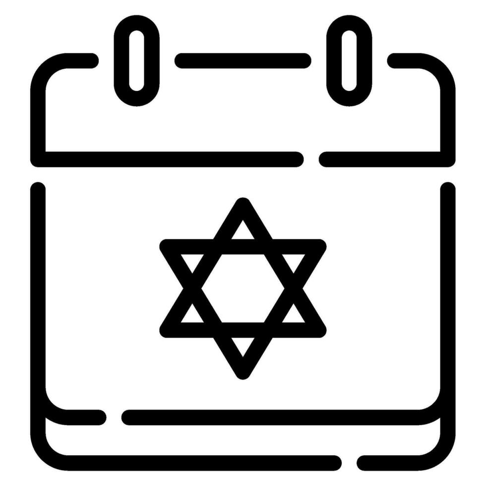 Joods vakantie illustratie pictogrammen voor web, app, infografisch, enz vector