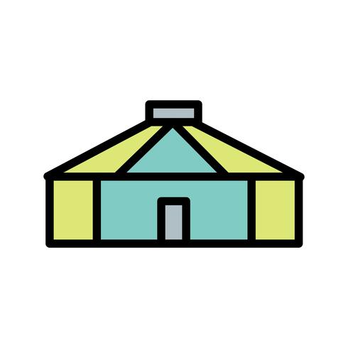 yurt vector pictogram