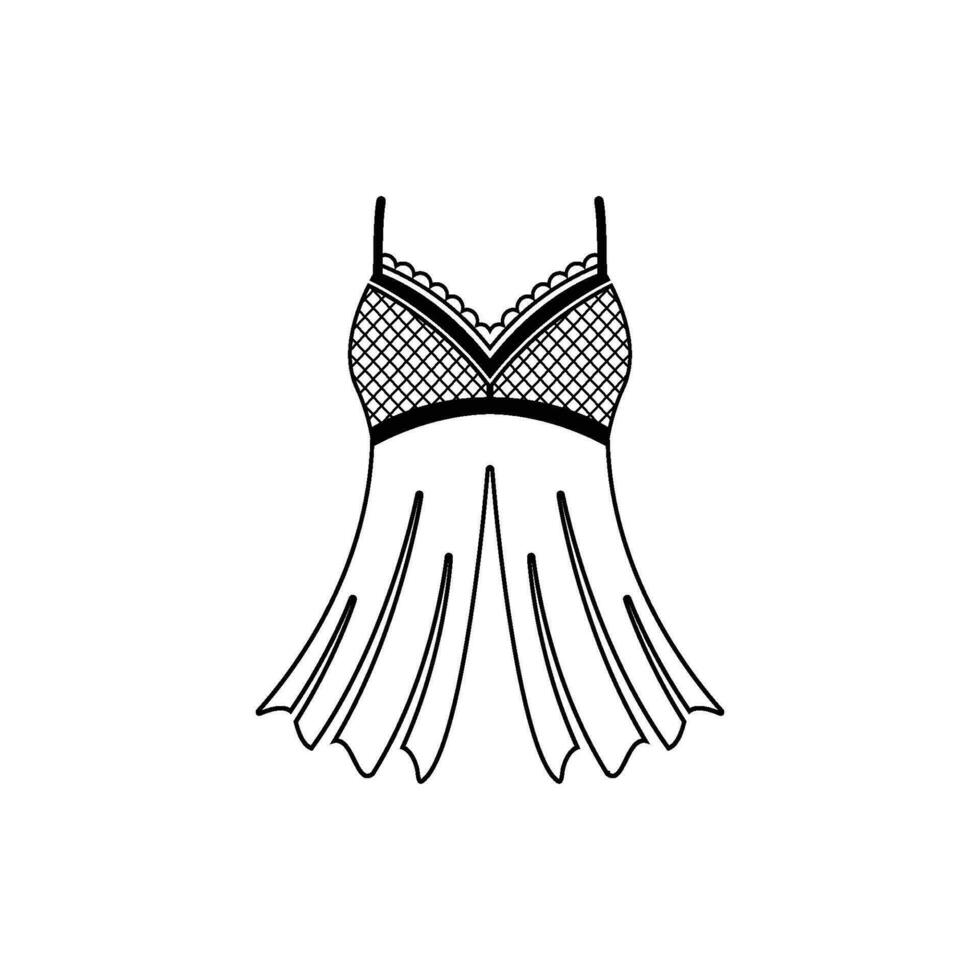 lingerie icoon ontwerp vector