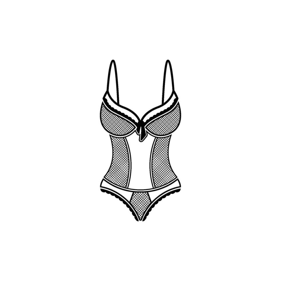 lingerie icoon ontwerp vector