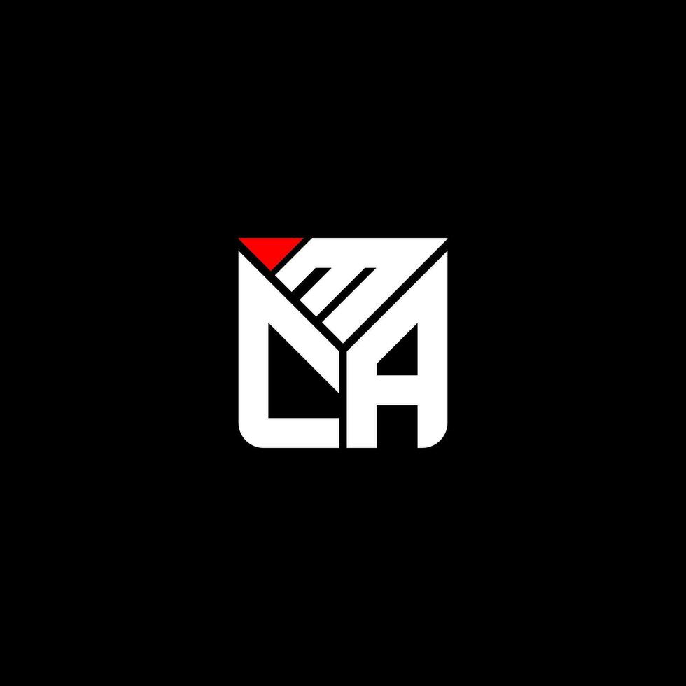 mca brief logo vector ontwerp, mca gemakkelijk en modern logo. mca luxueus alfabet ontwerp