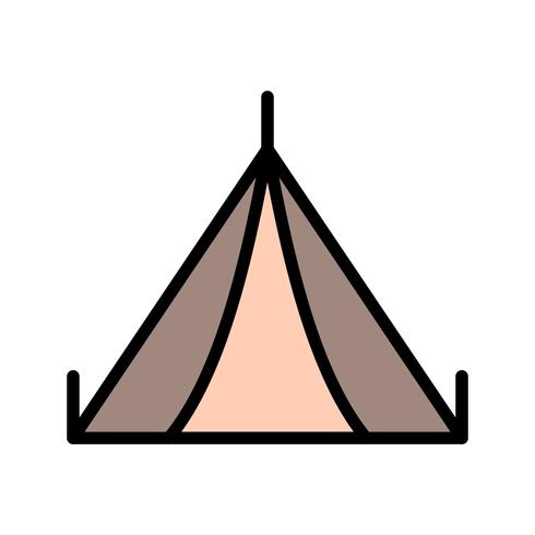 Tent Vector pictogram