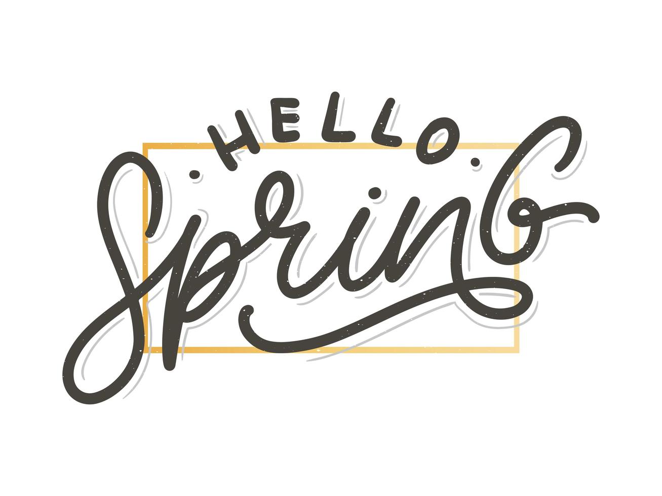 hallo lente bloemen tekst achtergrond frame belettering slogan vector