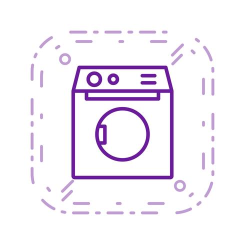 Wasmachine Vector Icon