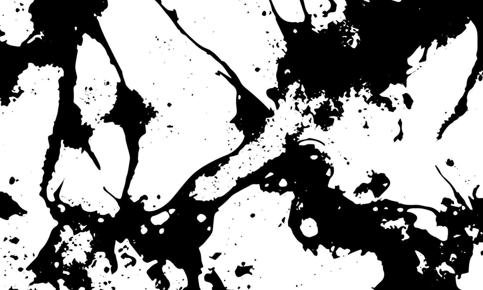 zwart en wit grunge verf geklater achtergrond vector