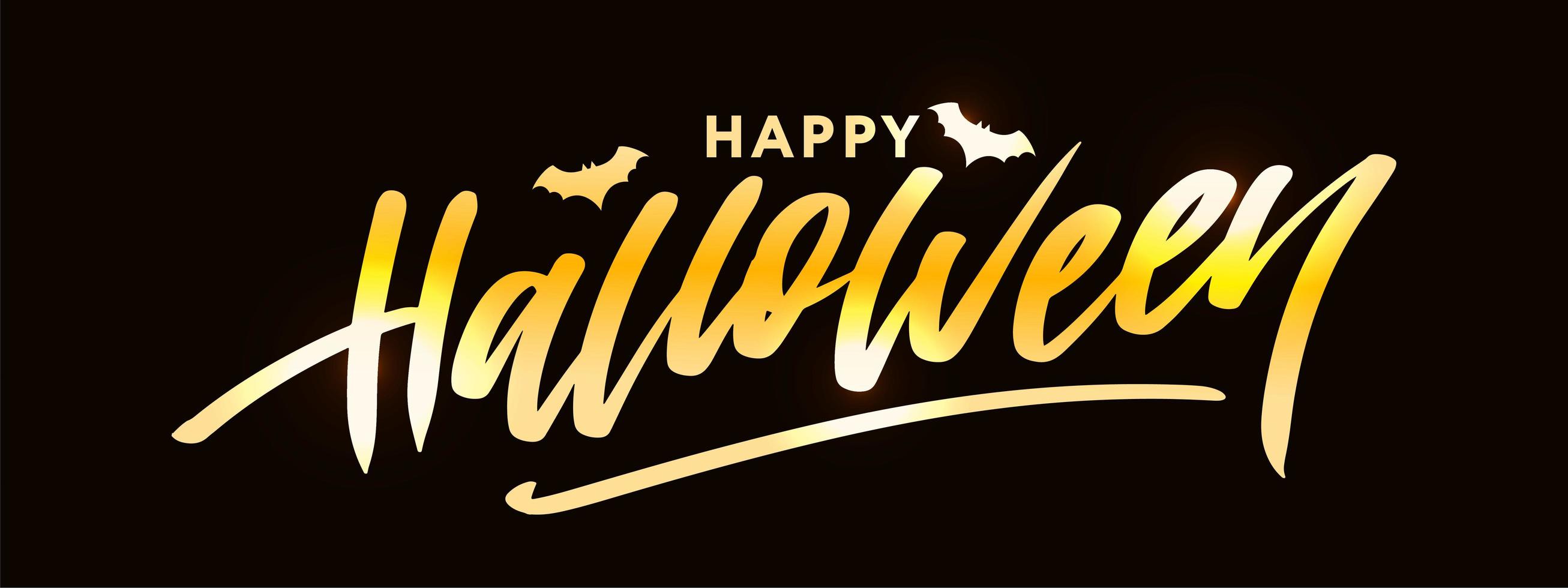 happy halloween tekstbanner belettering vakantie speciale aanbieding winkel nu vector