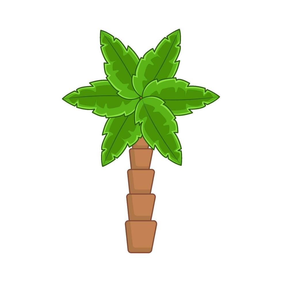 palmboom illustratie vector