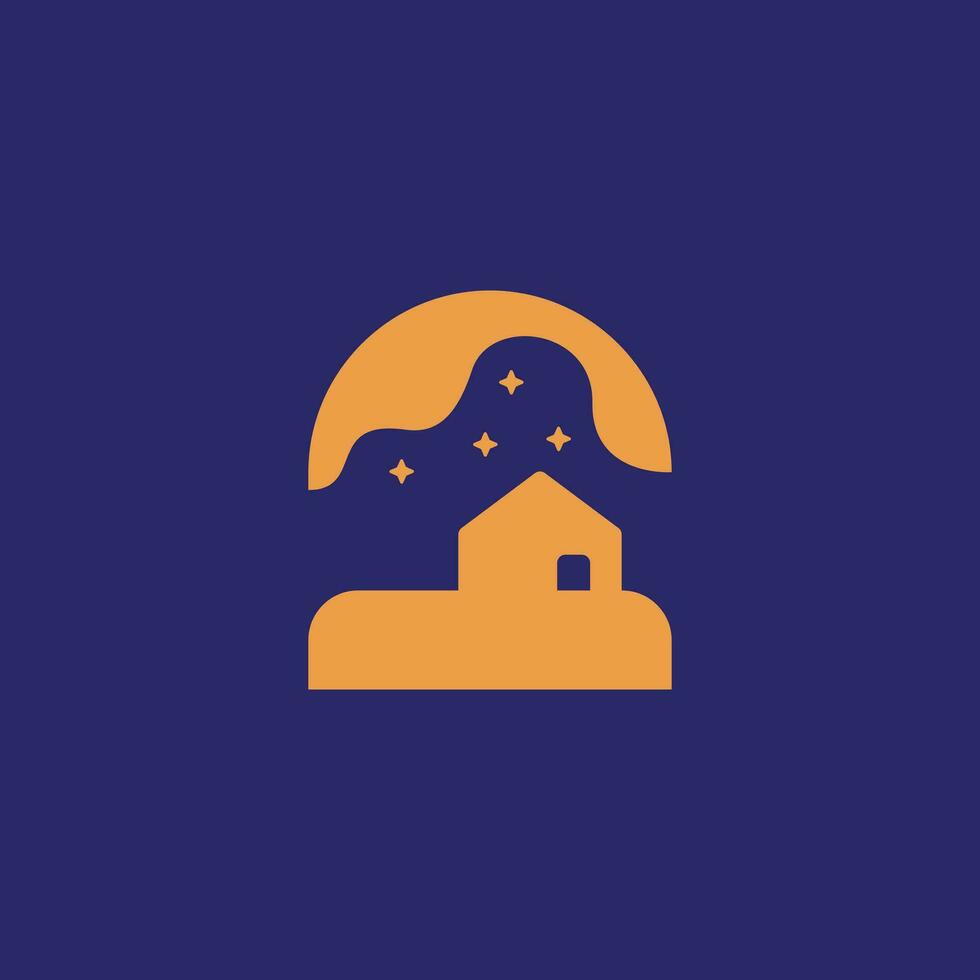 droom huis logo vector icoon sjabloon