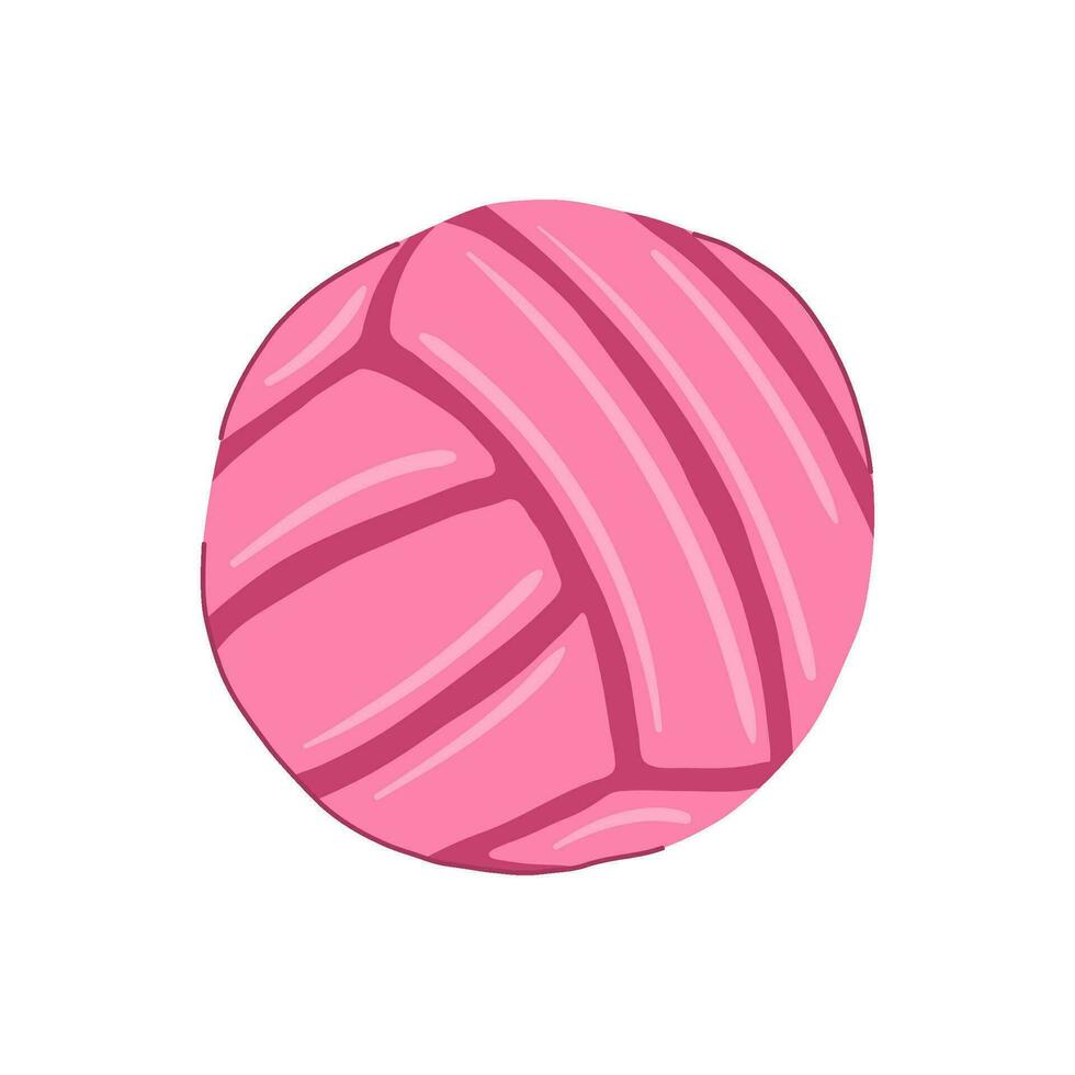 leer volleybal bal tekenfilm vector illustratie