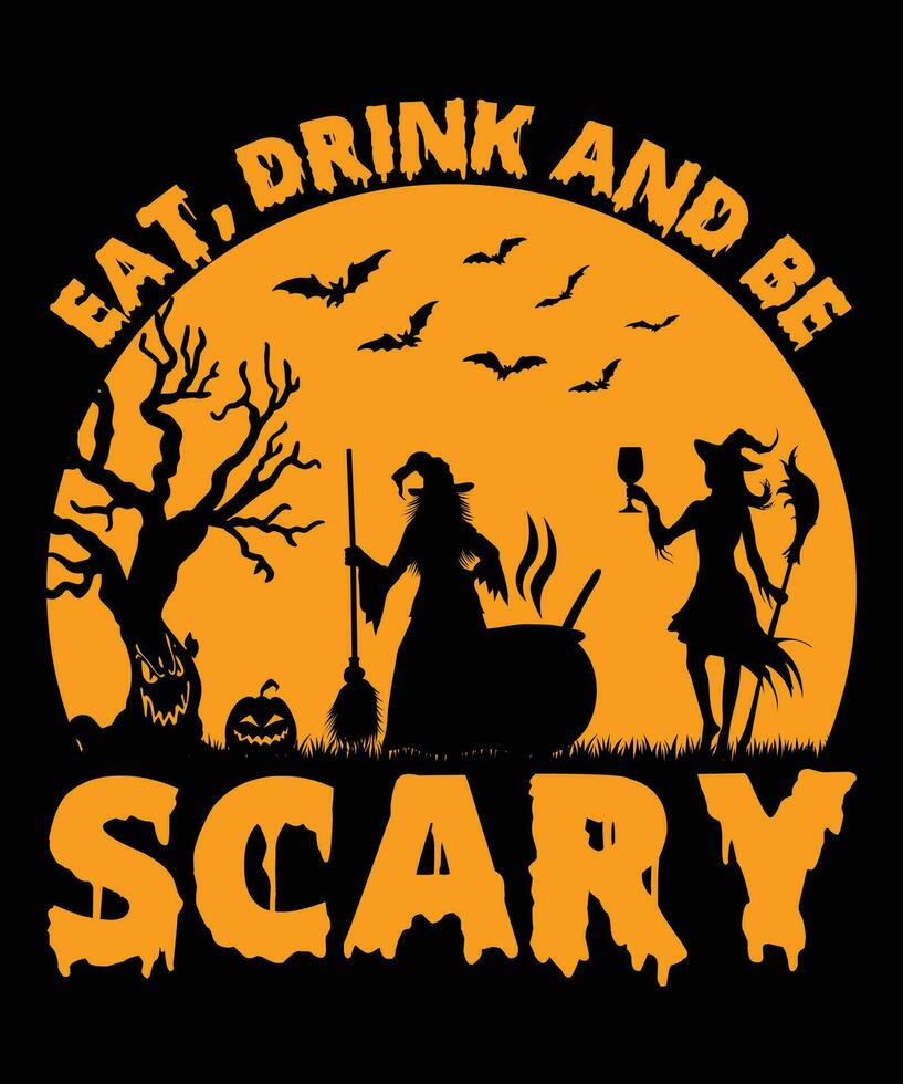 halloween t-shirt ontwerp vector