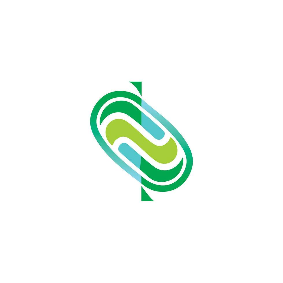 creatief blad en capsule logo sjabloon vector