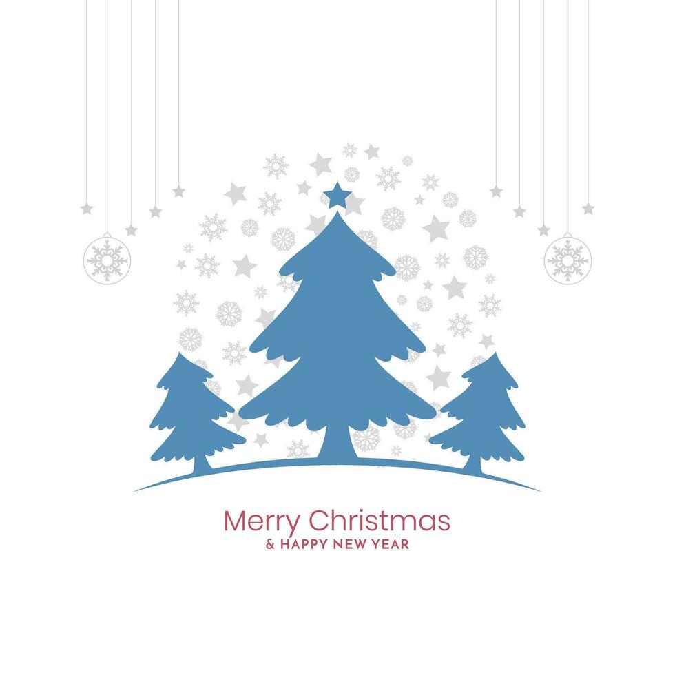 vrolijk Kerstmis festival viering decoratief achtergrond ontwerp vector