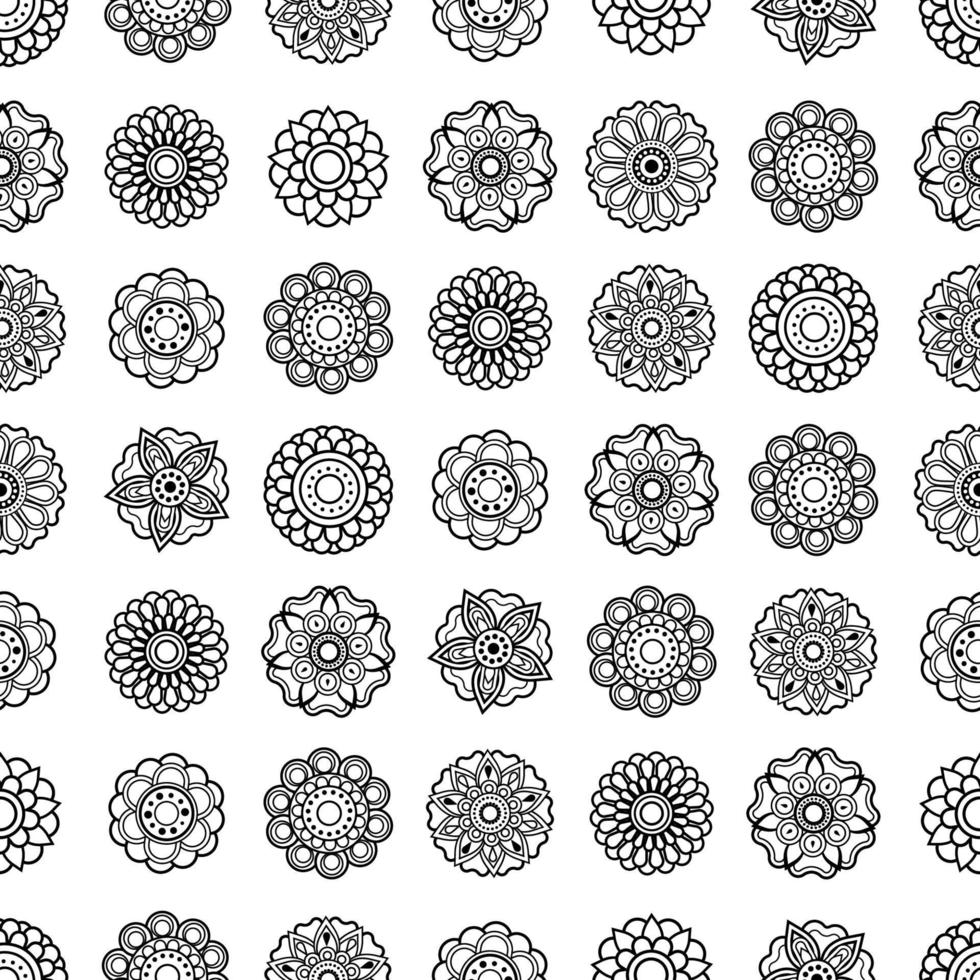 mandala bloemenpatroon vector