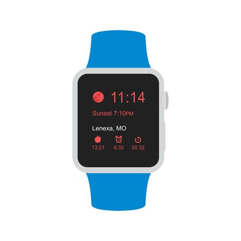 Vector Smart Watch-pictogram