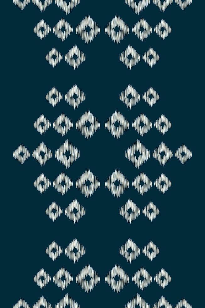 etnisch ikat kleding stof patroon meetkundig stijl.afrikaans ikat borduurwerk etnisch oosters patroon blauw achtergrond. abstract,illustratie,textuur,kleding,frame,decoratie,motief. vector