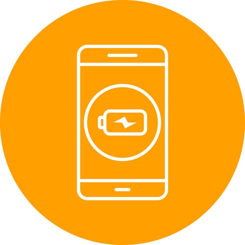 Mobiele applicatie vector pictogram opladen