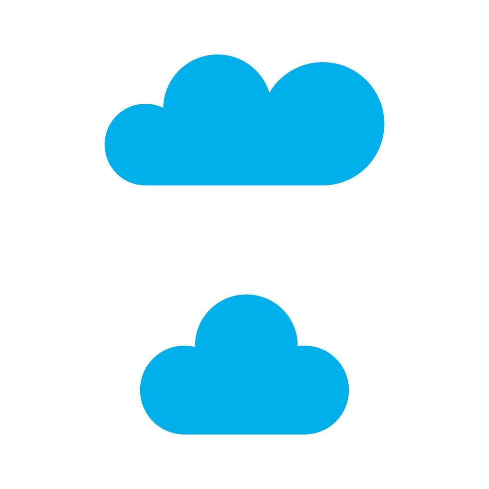 wolk sjabloon icoon illustratie vector