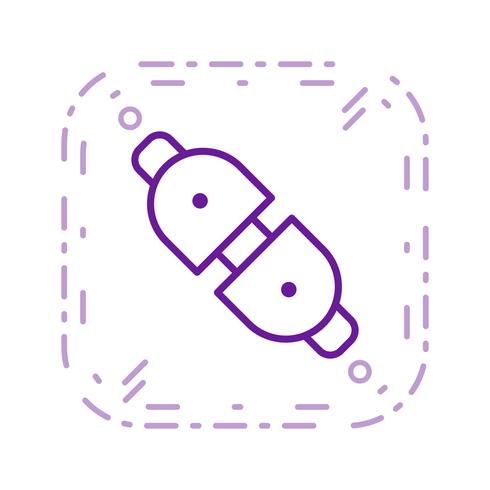 Plug-connector Vector pictogram