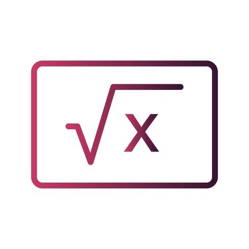 Vector formule pictogram