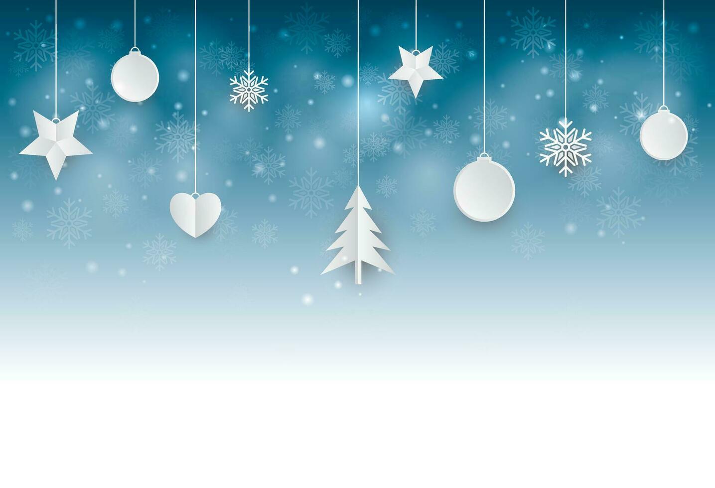 vrolijk Kerstmis landschap en gelukkig nieuw jaar groet kaart ontwerp. winter achtergrond banier vector