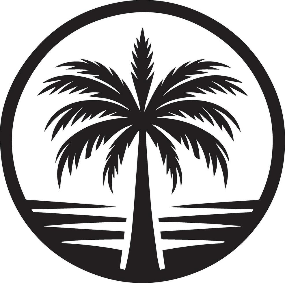 palm boom vector logo silhouet, palm icoon vector 15