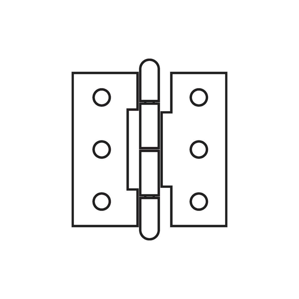 deur scharnier pictogram vector