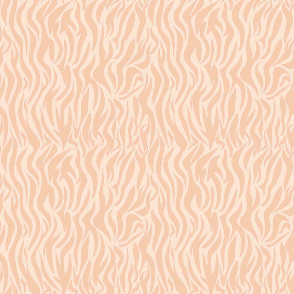 zebra vacht naadloos patroon met kleur van de jaar 2024 perzik dons. structuur van gestreept dier huid. mode en luxe textiel ontwerp. ideaal voor afdrukken, kleding stof, achtergrond, omslag, banier, omhulsel papier vector