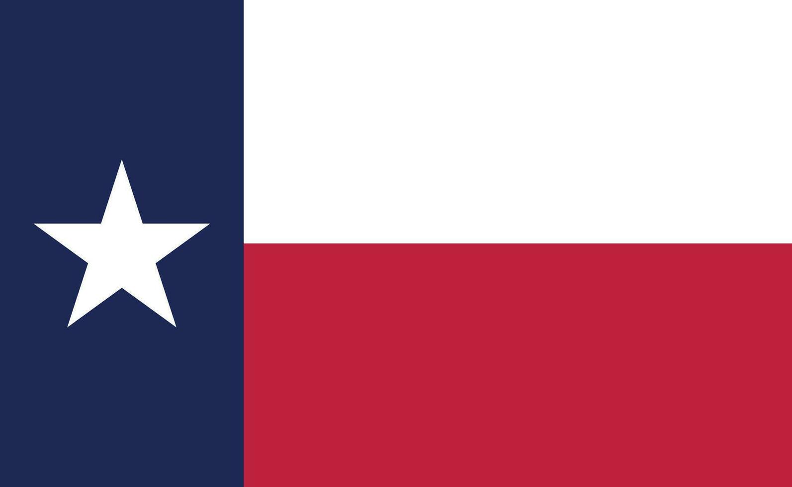 vlag van Texas. staat Texas staat vlag. vector