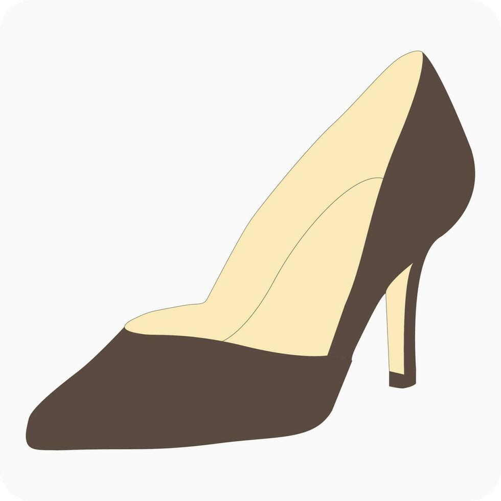 modieus elegant vrouw hiel- schoenen vector eps