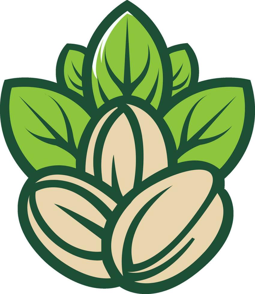 pistache logo sjabloon vector formaat