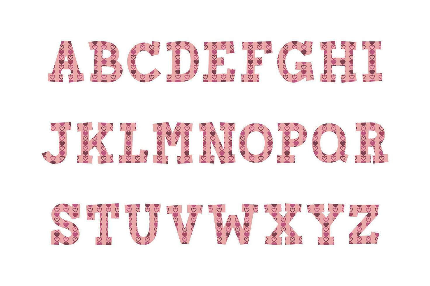 veelzijdig verzameling van romance alfabet brieven voor divers toepassingen vector