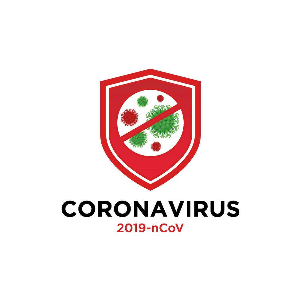 corona virus 2020. corona virus in wuhan, China, globaal verspreiding, en concept van icoon van stoppen corona virus vector