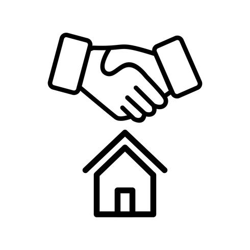 Huis Deal Vector Icon