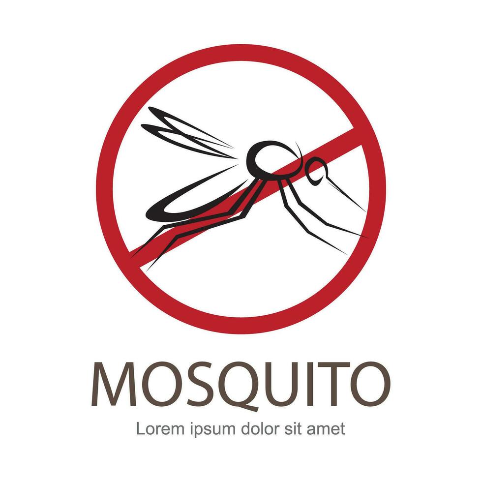 illustratie vector. doelwit Aan mug. muggen dragen veel ziekte zo net zo dengue koorts, zika ziekte, enchafalitis en anders. vector