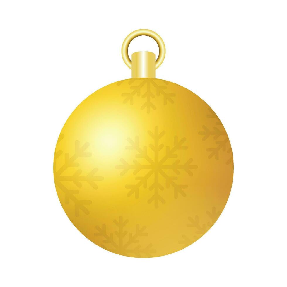 vector realistisch Kerstmis bal ornament