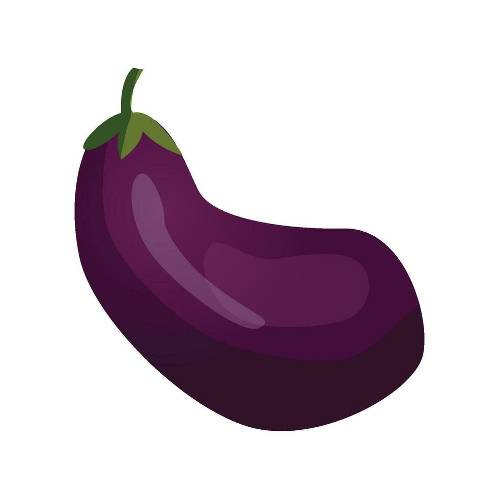 vector gezond Purper aubergine grafisch illustratie